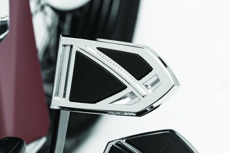 Kuryakyn Phantom Brake Pedal Pad for 2018-2019 Harley Davidson FL Softails with Rider Floorboards - Chrome