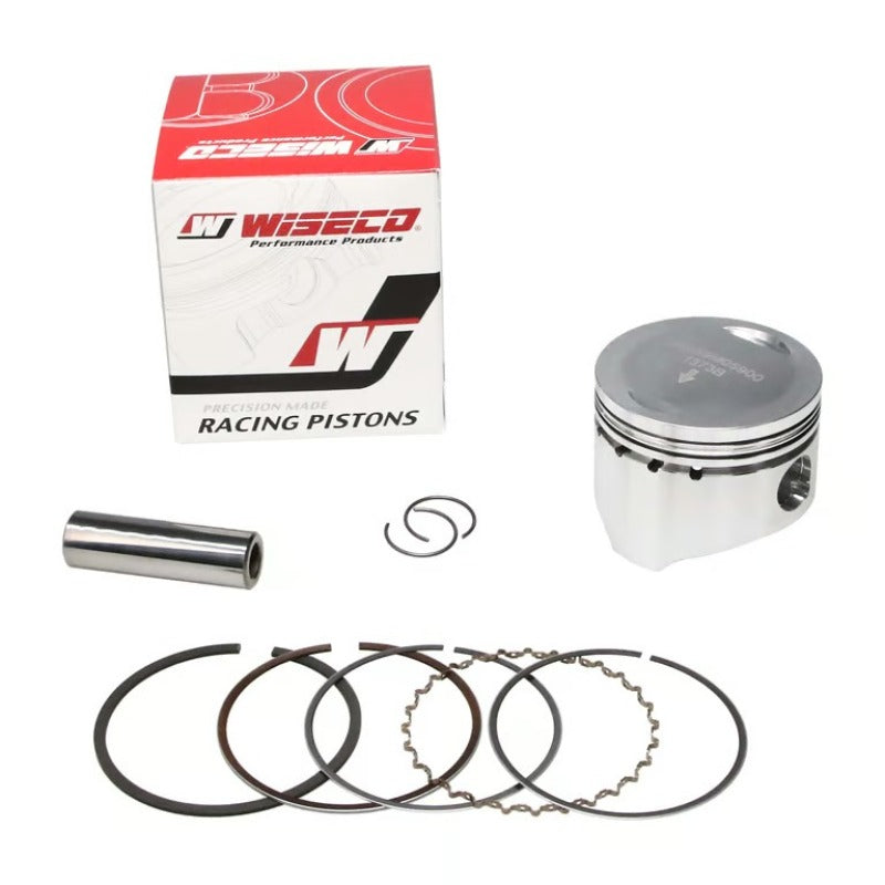 Wiseco Honda CB550K/CB550F Forged 4-Stroke Piston Kit - 59mm Bore, 10:1 Compression Ratio