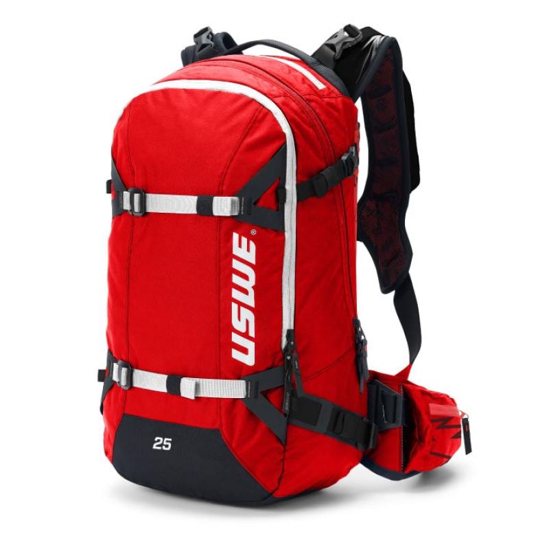 USWE Carve Winter Daypack 25L - USWE Red | Zero Bounce Alpine Ski and Snowboard Pack
