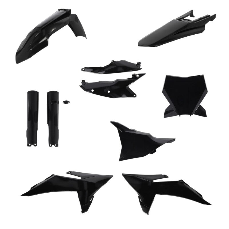Acerbis 2025 KTM 125-450 SX/SX-F/XC/XC-F Full Plastic Kit - Black