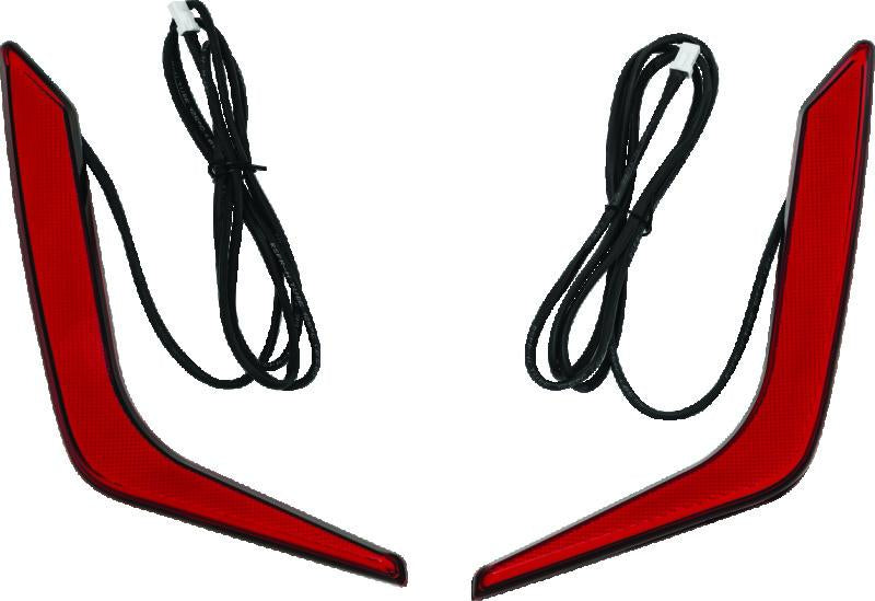 Kuryakyn Omni LED Rear Bag Accents for Honda GL1800 Gold Wing (2018-2020)