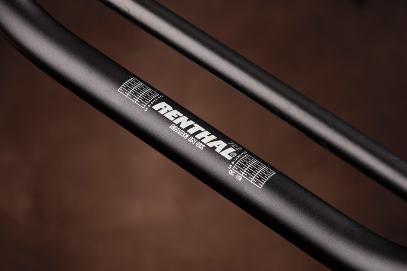 Renthal 5.0 Trials 7/8-inch Handlebar in Black - Part Number 660-01-BK-04-254