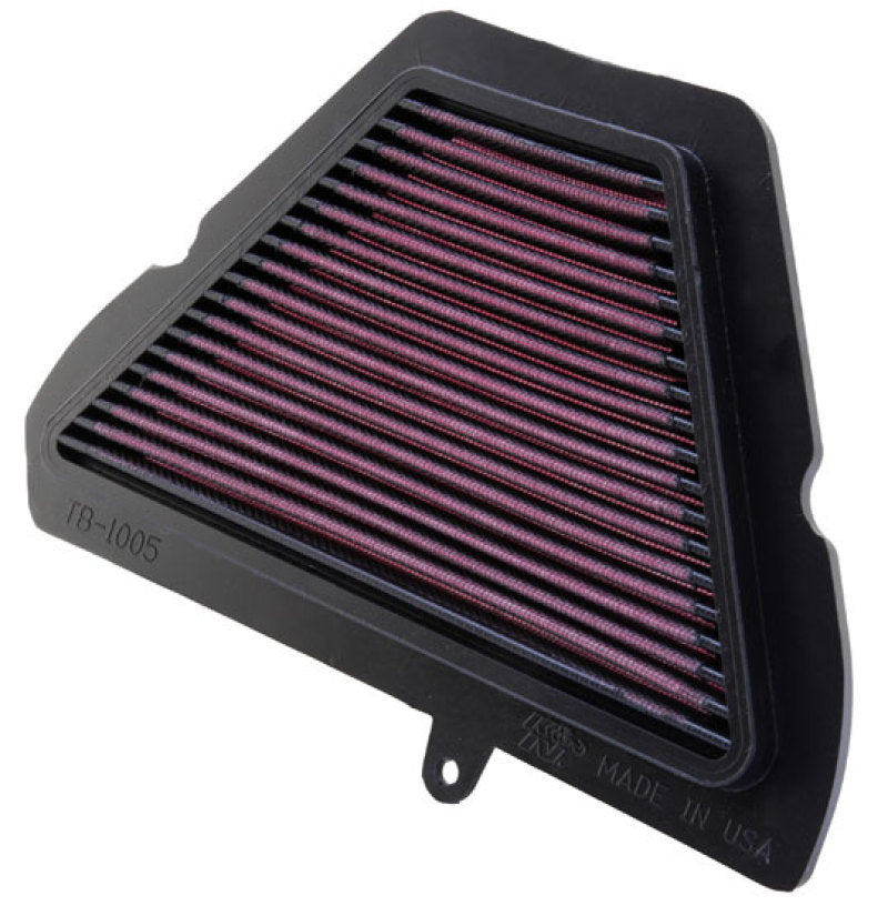 K&N Engineering TB-1005 High-Flow Drop-In Air Filter for Triumph Motorcycles
