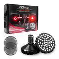 XKGLOW XK1156B-R-S Motorcycle Rear LED Turn Signal Kit with Smoked Lenses and Bullet Style Design