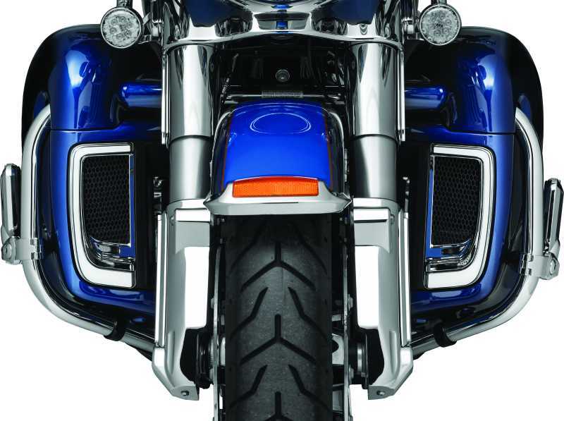 Kuryakyn Tracer Lower Fairing Grill Chrome for Harley Davidson Touring Models Part #5063