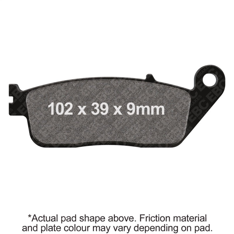 EBC Powersports Double-H Sintered HH Front Brake Pads for Honda CBR250R and CB300F