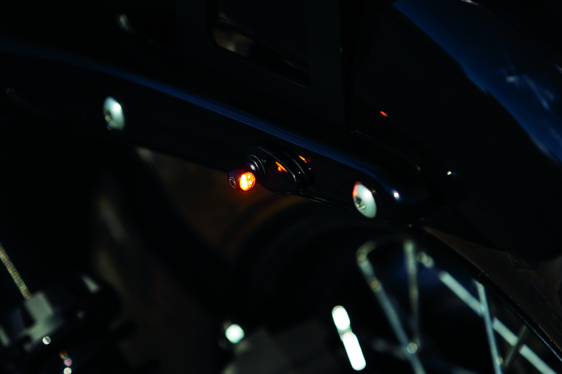 Kuryakyn Fender Strut Cover Plates for Harley-Davidson Softail, Dyna & Sportster Models with M8 Mounting - Gloss Black