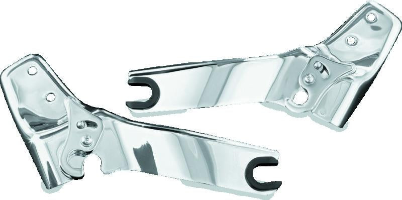 Kuryakyn Quick Release Sideplates for Transformer Backrest – Fits 2009-2010 Harley Davidson Touring Models