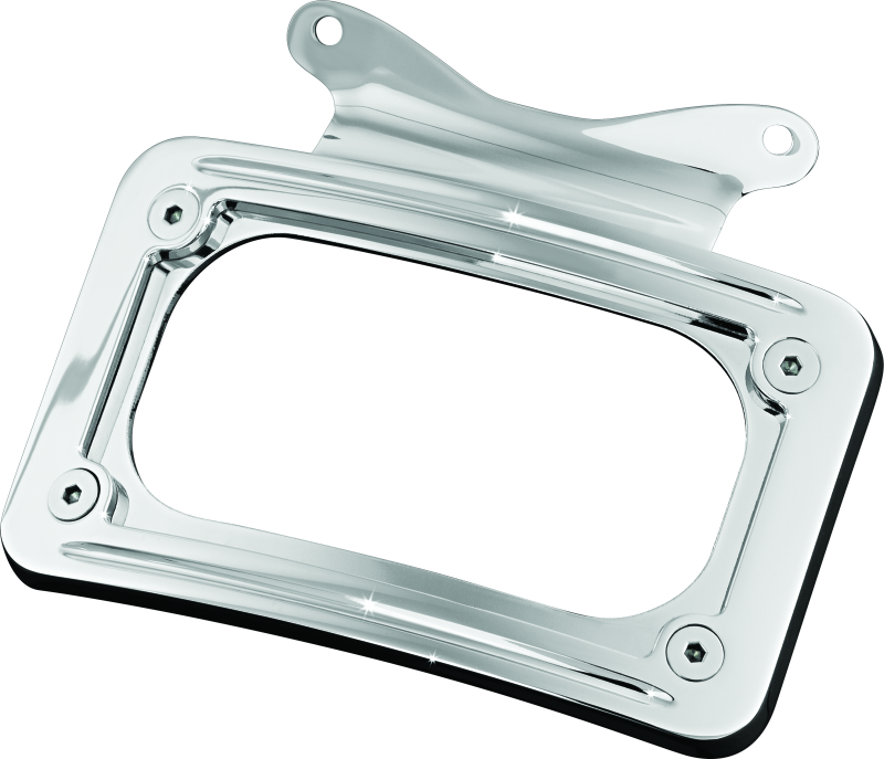 Kuryakyn Curved License Plate Mount for Harley-Davidson Street Glide and Road Glide (Part #3157)