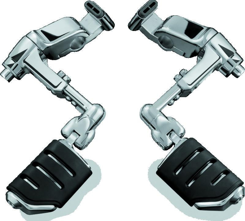 Kuryakyn Ergo III Adjustable Mount with Trident Dually ISO Pegs for Honda Gold Wing