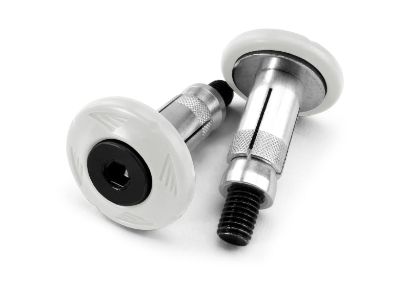 Cycra Grip Armor Bar End - White for Powersports Protection