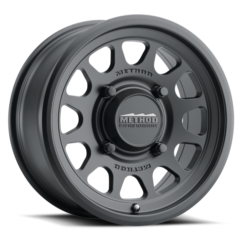 Method MR414 Bead Grip 15x7 inch Off-Road Wheel with +38mm Offset in Matte Black