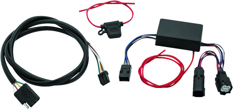 Kuryakyn Trailer Wiring Harness 5-Wire for Harley Davidson FLHR and FLHTKSE Models