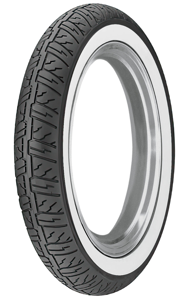 Dunlop Cruisemax Front Tire 130/90-16 M/C 67H TL Wide Whitewall for Cruiser and Touring Motorcycles