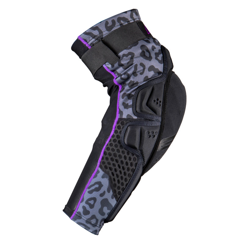 EVS Slayco96 Knee Guard Pair Ghost/Leopard - Small/Medium for Powersports Protection