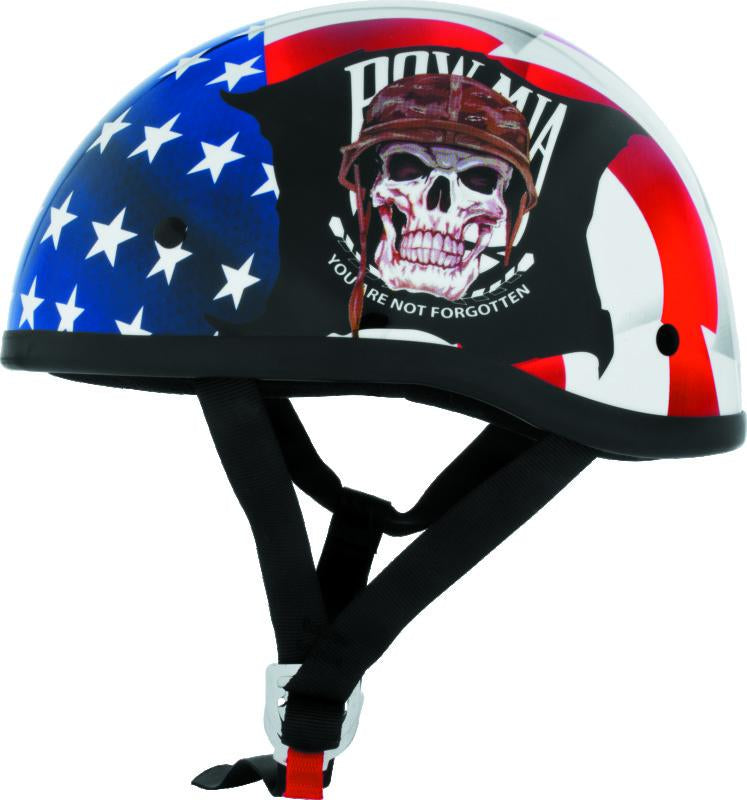Bikers Choice Skid Lids POW MIA Original Helmet - Extra Large