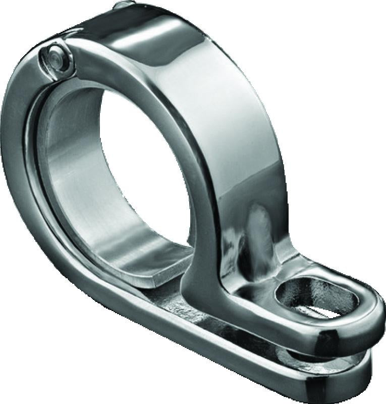 Kuryakyn P-Clamp 1-1/8in-1-1/4in Chrome for Powersports Lights and Accessories