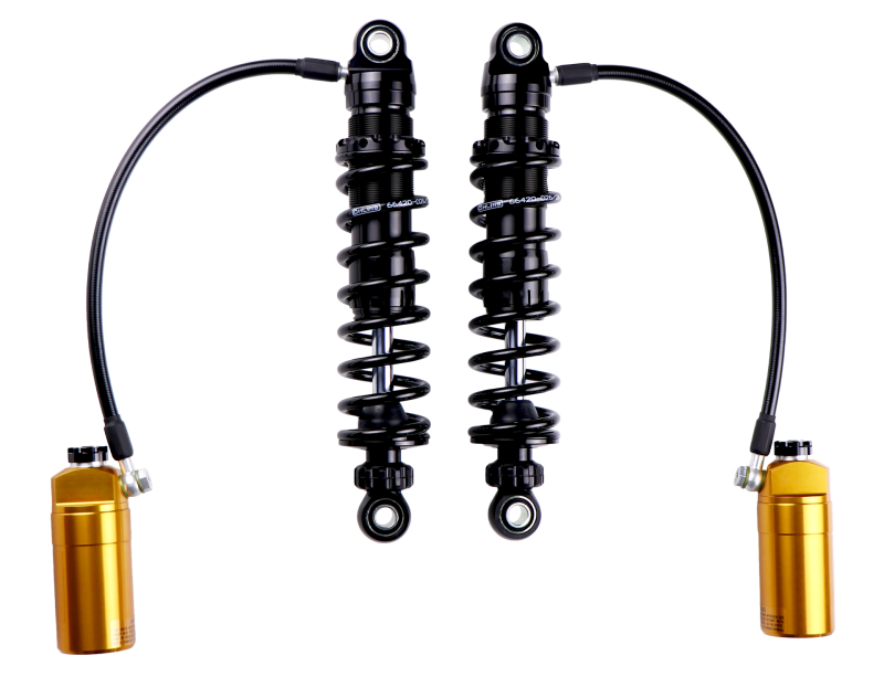 Ohlins Harley-Davidson FL Touring STX 36 Twin Blackline 12-Inch Stiffer Spring Shocks (Part Number HD 778S2)