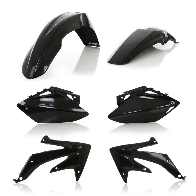 Acerbis 07-08 Honda CRF450R Black Plastic Kit Part 2082050001
