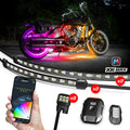 XKGLOW XKmax RGBW 10-Piece Motorcycle Underglow Light Kit with App Control