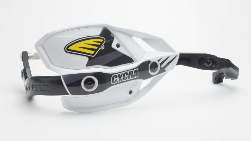 Cycra Probend Ultra Handguards with HCM Clamp for 1-1/8 Inch Bars - White