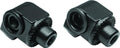 Kuryakyn Splined Peg Adapters for BMW Rear Foot Pegs - Black, Part #3899