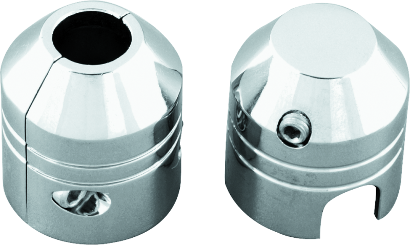 Kuryakyn Clutch Cable Ferrule & Banjo Bolt Cover Kit Chrome for Harley-Davidson