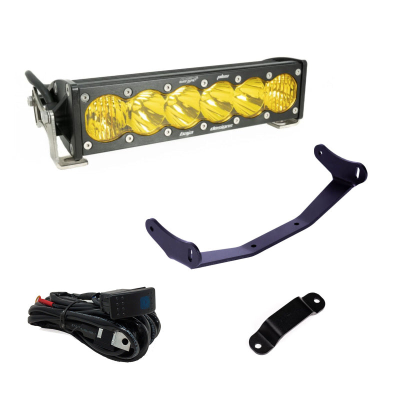 Baja Designs Can-Am Maverick R Amber 10-inch OnX6+ Shock Tower Kit
