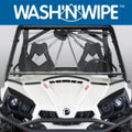National Cycle N30402 Wash’n’Wipe Full Windshield for Can-Am Commander and MAX 800-1000
