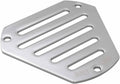 Burly Brand Hex Faceplate Slotted Chrome Air Cleaner Cover for Harley-Davidson