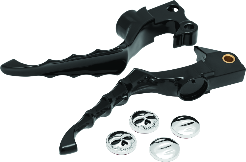 Kuryakyn Zombie Levers for Harley-Davidson XL Models (2004-2013) in Gloss Black