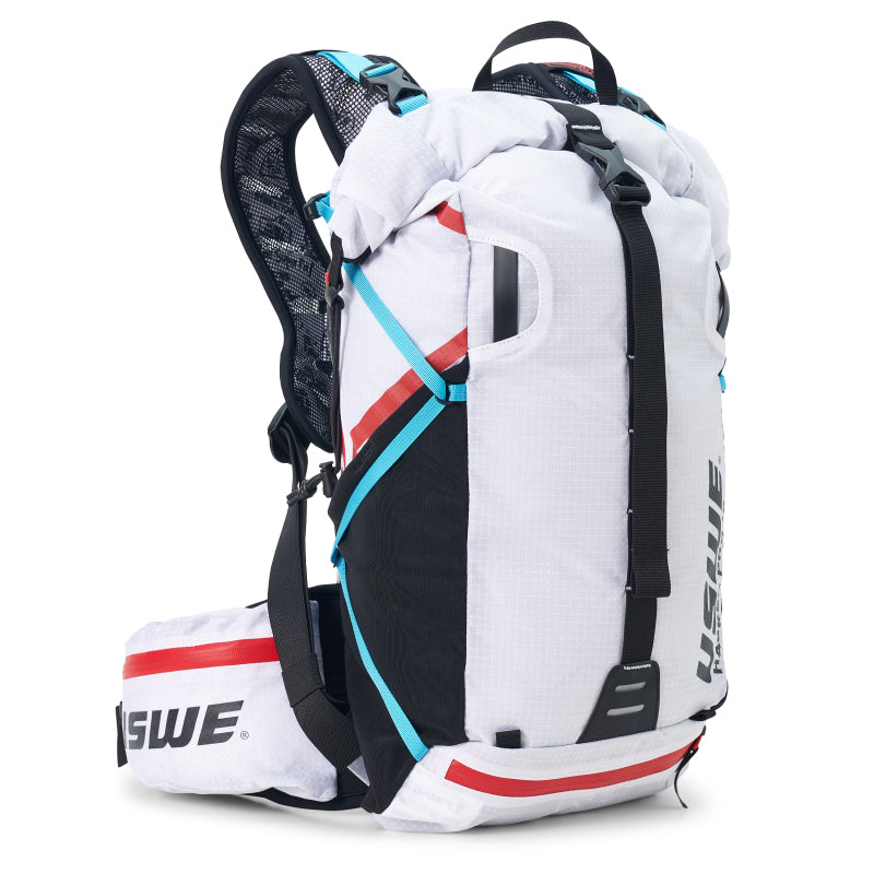 USWE Hajker Pro Winter Rolltop Daypack 30L - Cool White for Extreme Adventures