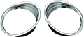 Kuryakyn Driving Light Bezels for Indian Motorcycles – Chrome Accent for Chieftain & Roadmaster