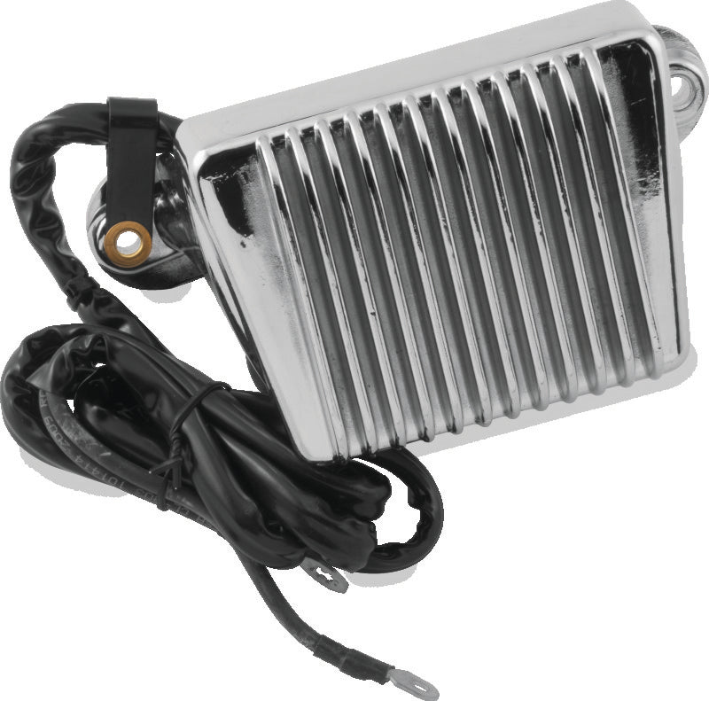 Twin Power 2002-2003 Harley Davidson FLH FLT Voltage Regulator - Chrome Finish - Part #498272
