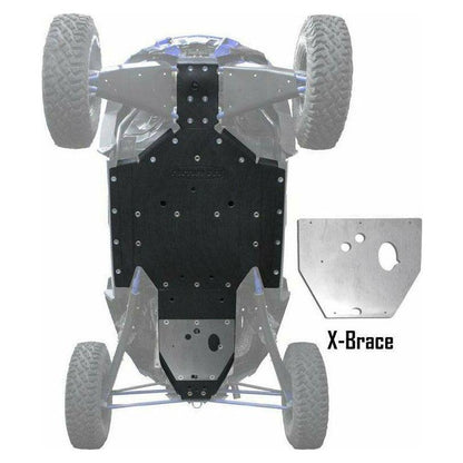 Polaris RZR Turbo S UHMW Skid Plate