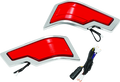 Kuryakyn Tracer Tour Pak Rear Lights Chrome Red Lens for Harley Davidson Touring Models