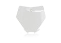 Acerbis Front Number Plate for KTM 125-450 SX, XC, and XC-F Models (2019-2022) - White