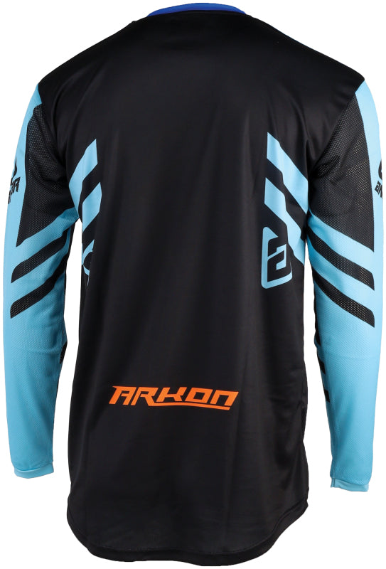 Answer 25 Arkon Nitrus Jersey Blue/Black/Hyper Orange – Large