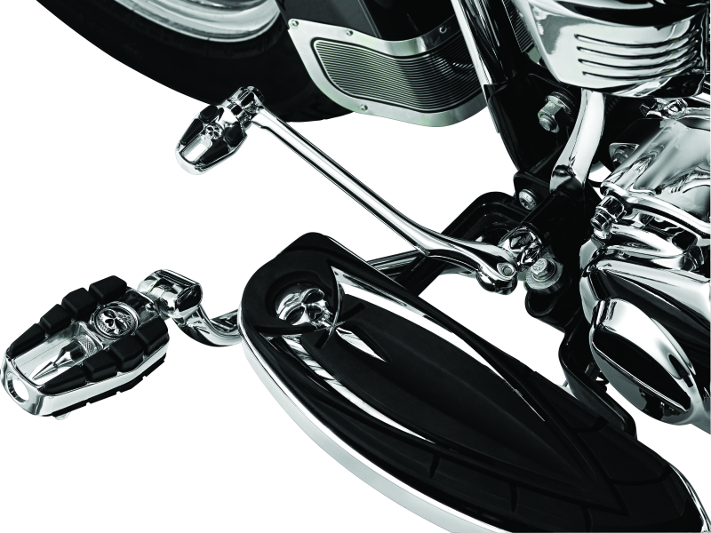 Kuryakyn Zombie Pegs with Male Mount Chrome - Durable Powersports Foot Pegs for Motorcycle Comfort and Style