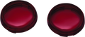 Kuryakyn Bullet Style Lens Red - Replacement Polycarbonate Turn Signal Cover for Harley-Davidson
