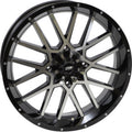 ITP Hurricane 18x6.5 Inch Off-Road Wheel in Black with Milled Edges - 4x137 Bolt Pattern