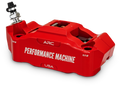 Performance Machine 0052-2427-RC Race Series Radial Mount Caliper with ARC – Left – Red