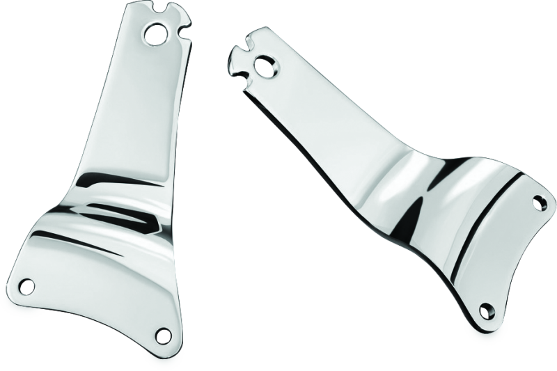 Kuryakyn Fixed Mounts for Multi-Purpose Backrest - Chrome (Part #1666)