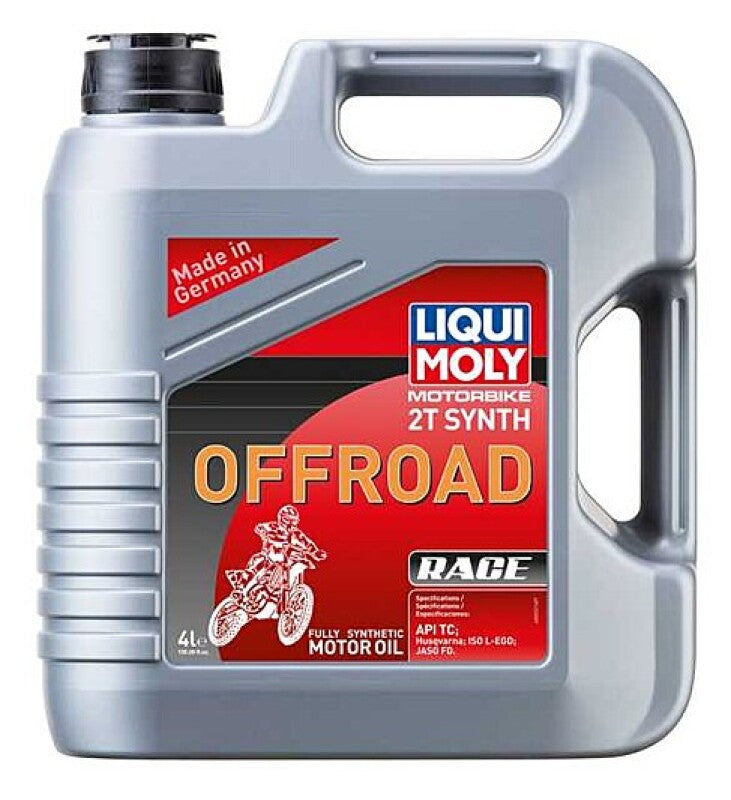 LIQUI MOLY 4L Synthetic 2-Stroke Racing Motor Oil for Powersports Vehicles