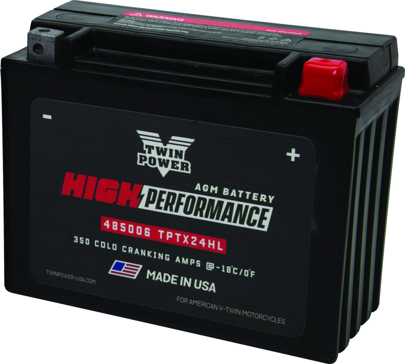Twin Power YTX-24HL High Performance AGM Battery for Harley Davidson – Made in USA