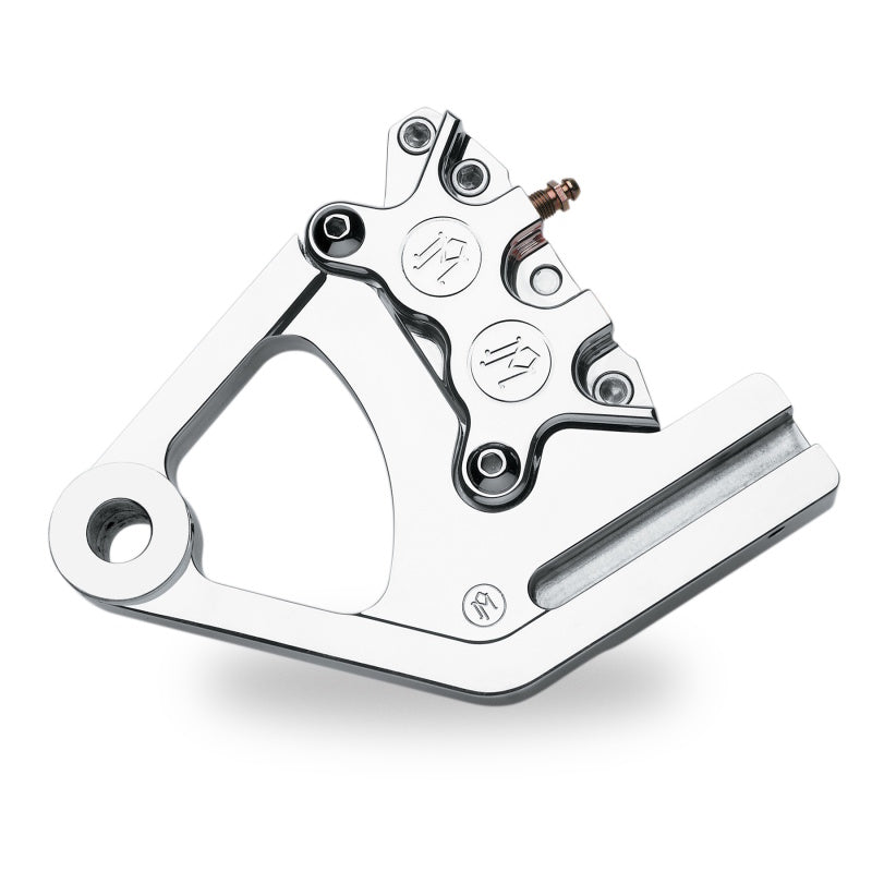Performance Machine 1274-0076-CH Softail Rear Brake Caliper - Chrome for Harley-Davidson 1984-1999