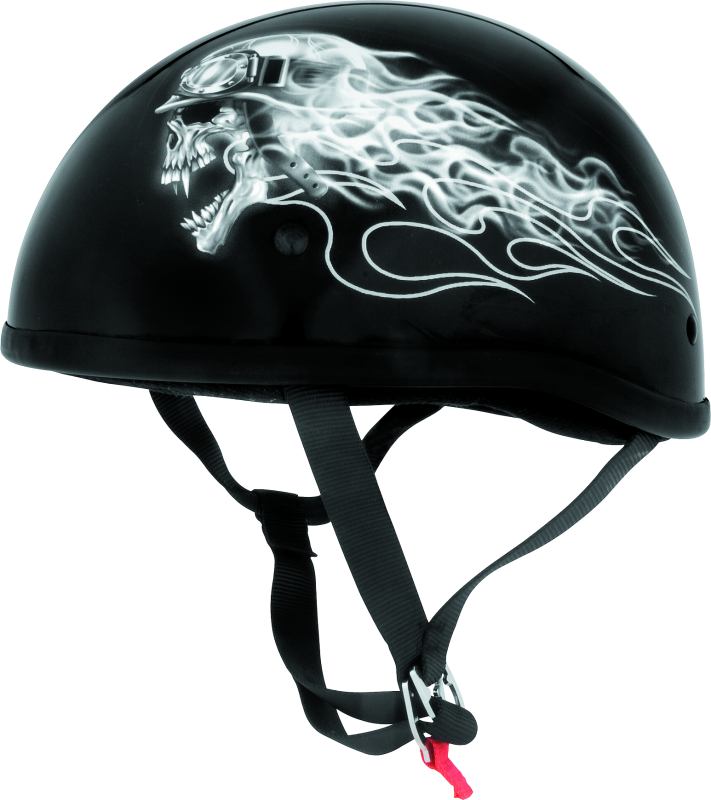 Bikers Choice Skid Lids Biker Skull Original Helmet - XL