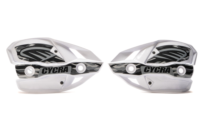 Cycra Probend Special Ed. CRM Ultra Hand Shields with Covers - White