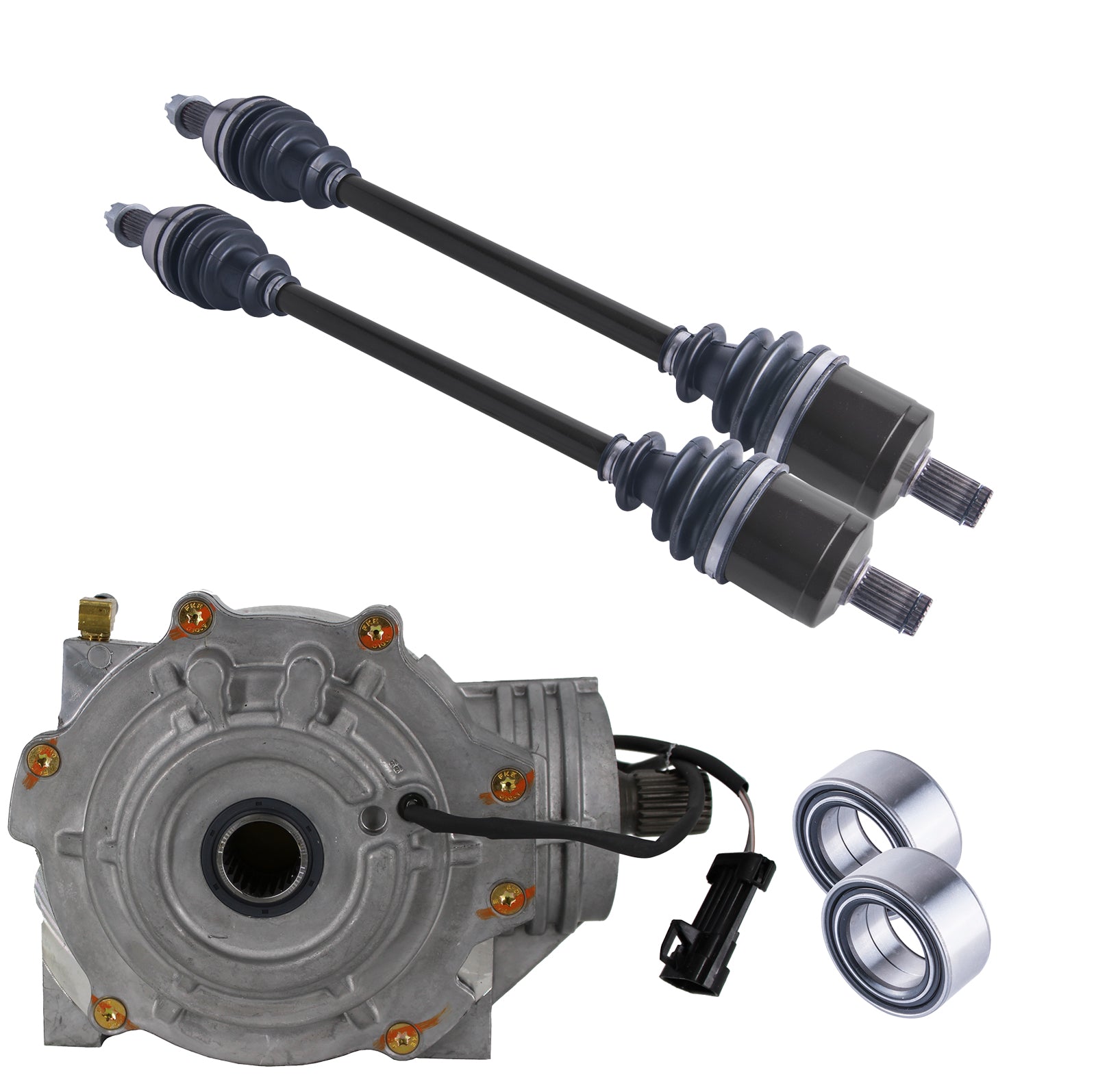 Polaris Ranger 900 1000 HL Front Differential Axles & Wheel Bearings Bundle