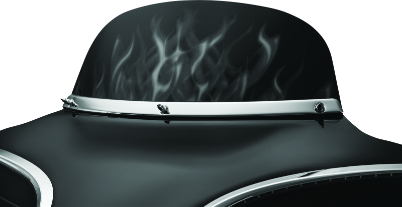 Kuryakyn Smooth Windshield Trim for Harley Davidson Touring Models (2008-2011)